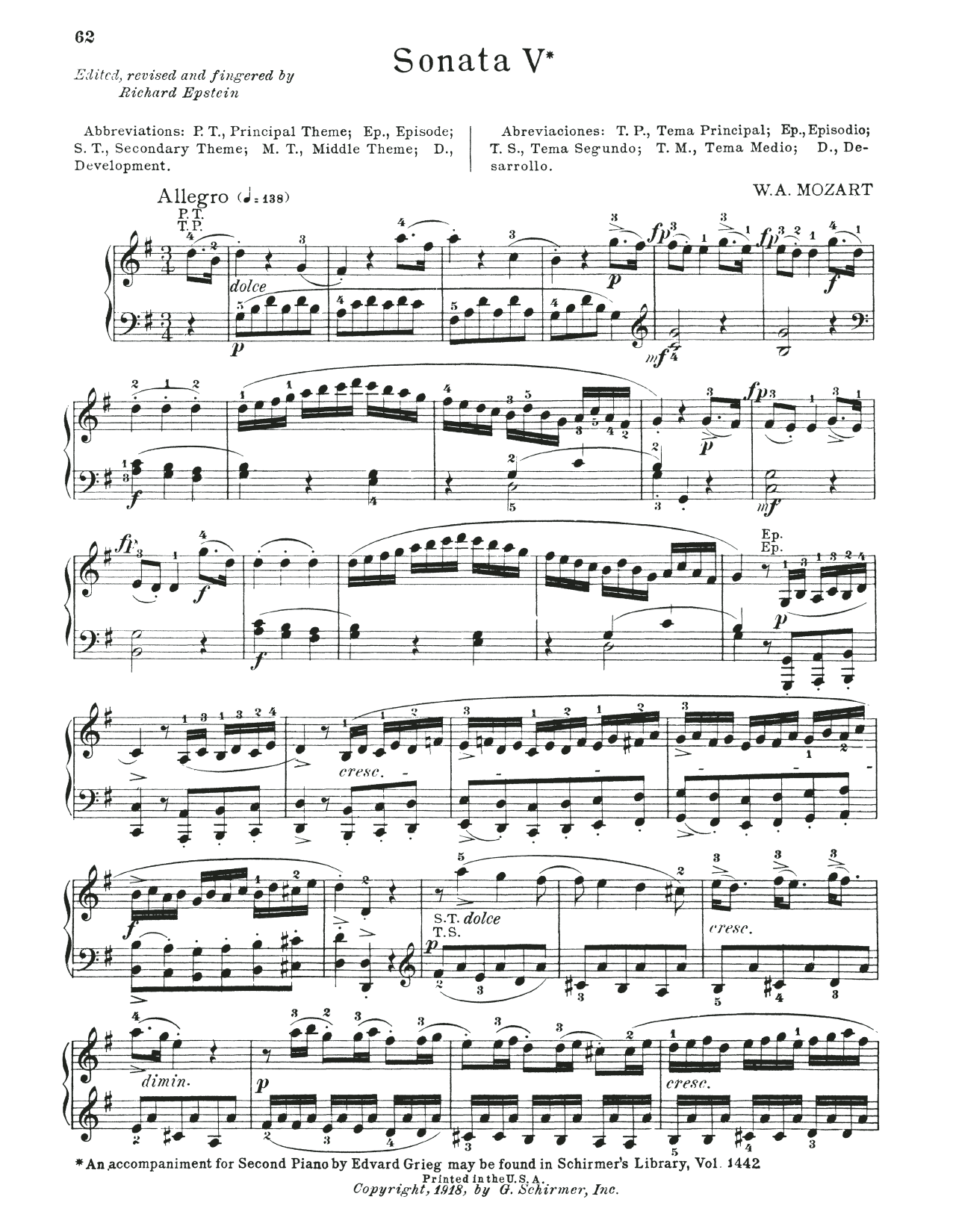 Download Wolfgang Amadeus Mozart Sonata In G Major, K. 283 Sheet Music and learn how to play Piano Solo PDF digital score in minutes