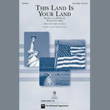 Download or print Woody Guthrie This Land Is Your Land (arr. Jill Gallina) Sheet Music Printable PDF -page score for Folk / arranged 2-Part Choir SKU: 155935.