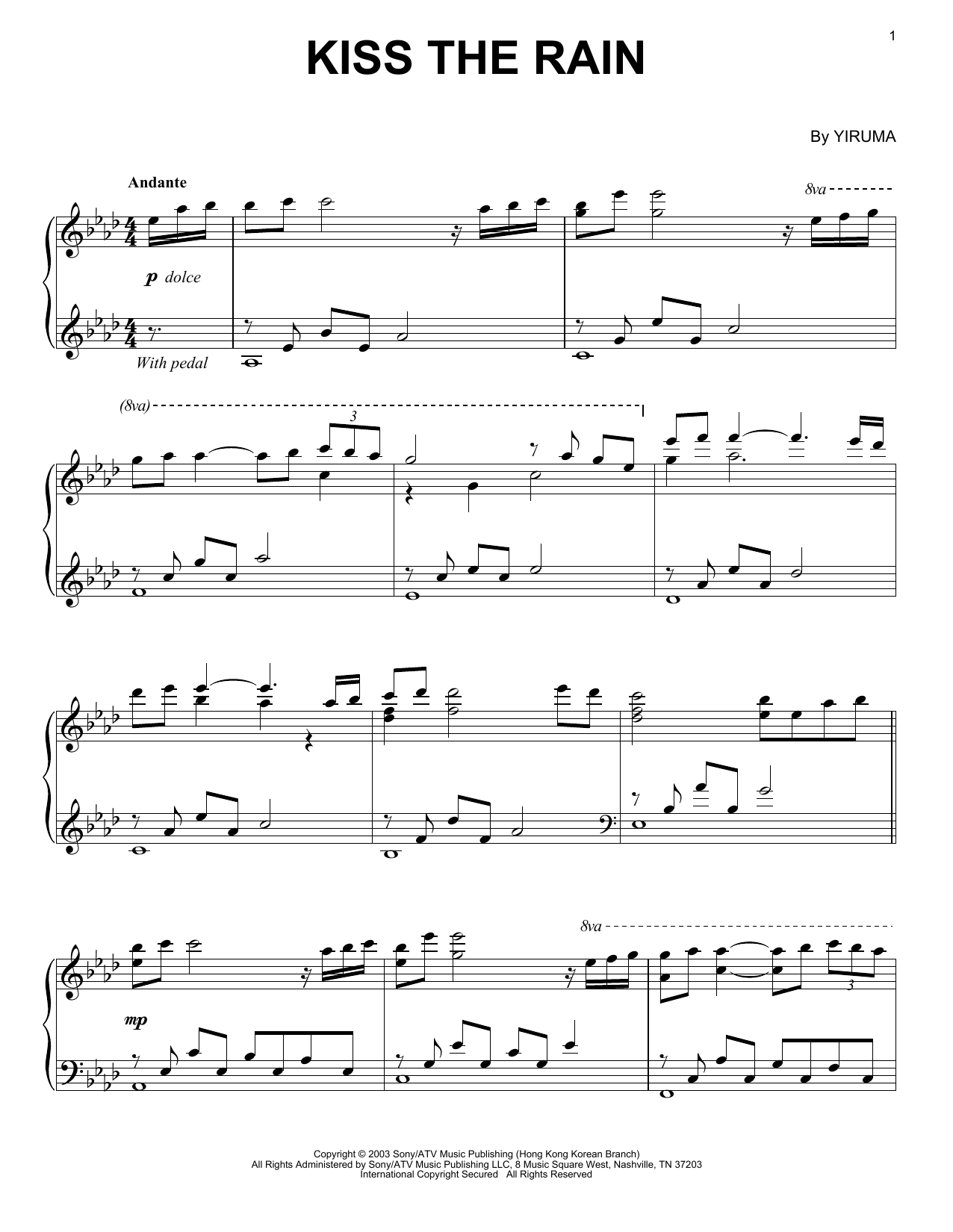 Download Yiruma Sheet Music and learn how to play Clarinet Solo PDF score in minutes