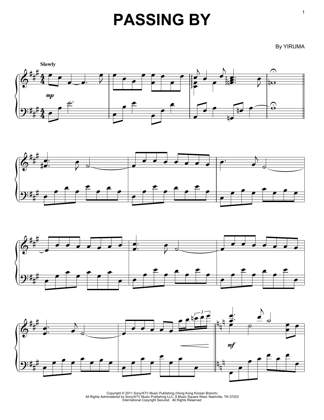 yiruma moonlight piano sheet music pdf