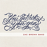 Download or print Zac Brown Band Cold Hearted Sheet Music Printable PDF -page score for Pop / arranged Easy Guitar SKU: 80262.