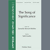 Download or print Zanaida Stewart Robles Song Of Significance Sheet Music Printable PDF -page score for Concert / arranged SSAATTBB Choir SKU: 1728253.