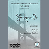 Download or print Zanaida Robles She Lingers On Sheet Music Printable PDF -page score for Concert / arranged SSA Choir SKU: 517718.